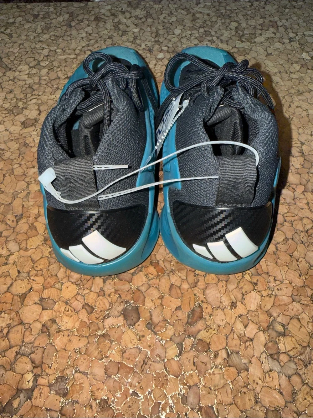 Adidas AE 1 New Wave Anthony Edwards Blue Basketball Shoes Size 5Y